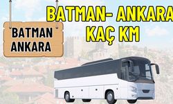 Batman Ankara Arası Kaç Km