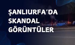 Şanlıurfa’da Skandal Görüntüler! Yolu Kapatıp Halay Çektiler