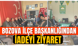 Bozova AK Parti İlçe Başkanlığından İki Partiye Ziyaret