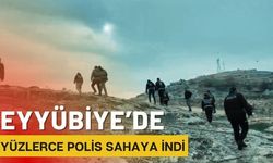 Eyyübiye Topdağı Mahallesinde Yüzlerce Polis Sahaya İndi