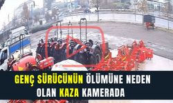 Genç Sürücünün Ölümüne Neden Olan Kaza Kamerada