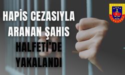 Hapis Cezasıyla Aranan Şahıs Halfeti’de Yakalandı