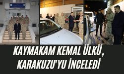 Kaymakam Ülkü, Karakuzu Jandarma Karakolunu Ziyaret Etti