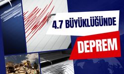 4,7 Büyüklüğünde Deprem Meydana Geldi