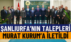 Şanlıurfa Heyetinden Murat Kurum Ziyareti