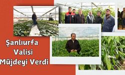 Şanlıurfa Valisi Müjdeyi Verdi