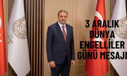 Şanlıurfa Valisi Şıldak’ın 3 Aralık Dünya Engelliler Günü Mesajı