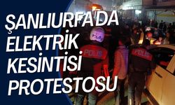 Şanlıurfa'da Elektrik Kesintisi Protestosu: Caddeyi Kapattılar