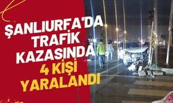 Şanlıurfa'da Trafik Kazasında 4 Kişi Yaralandı