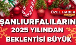 Şanlıurfalı Vatandaşların 2025 Yılından Beklentisi Büyük