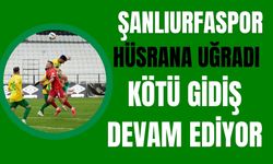 Şanlıurfaspor Hüsrana Uğradı, Kötü Gidiş Devam Ediyor