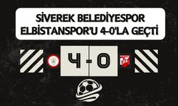 Siverek Belediyespor, Elbistanspor'u 4-0'la Geçti