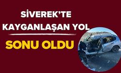 Siverek'te Kayganlaşan Yol Sonu Oldu