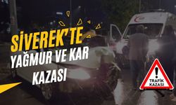 Siverek'te Yağmur ve Kar Nedeniyle Kaza: 1 Yaralı