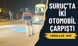 Suruç'ta İki Otomobilin Çarpıştığı Kazada 3 Kişi Yaralandı