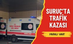 Suruç’ta Otomobil Kayalıklara Çarptı