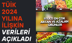 TÜİK 2024 Yılına İlişkin Verileri Açıkladı:  Fiyatı En Çok Artan Ve Azalan Ürünler Hangileri?