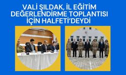 İl Eğitim Değerlendirme Toplantısı Halfeti'de Yapıldı