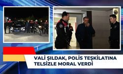 Vali Şıldak, Polis Merkezi Ziyaretinde Telsizle Mesaj Verdi