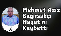 Mehmet Aziz Bağırsakçı Hayatını Kaybetti