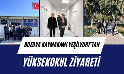 Bozova Kaymakamı Yeşilyurt’tan Yüksekokul Ziyareti