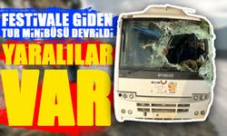 Aydın'da Festivale Giden Tur Minibüsü Devrildi: Yaralılar Var