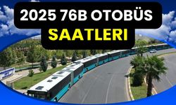 2025 76B Otobüs Saatleri