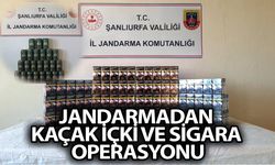 Şanlıurfa’da Kaçak Viski ve Sigara Ele Geçirildi