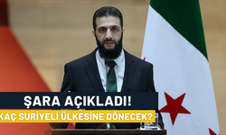 Şara Açıkladı! Kaç Suriyeli Ülkesine Dönecek?