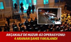 Akçakale’de Huzur-63 Uygulamasında 4 Zanlı Yakalandı