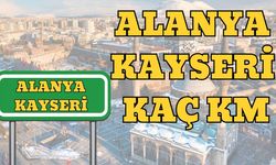 Alanya Kayseri Arası Kaç Km