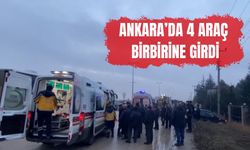 Ankara’da 4 Araç Birbirine Girdi: 26 Yaralı