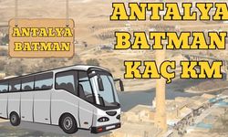 Antalya Batman Arası Kaç Km