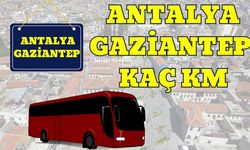 Antalya Gaziantep Arası Kaç Km