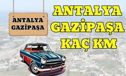 Antalya Gazipaşa Arası Kaç Km