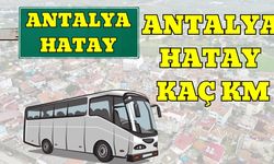 Antalya Hatay Arası Kaç Km