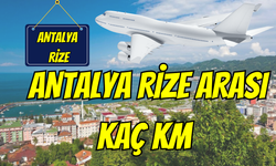 Antalya Rize Arası Kaç Km