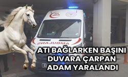 Atı Bağlarken Başını Çarpan Adam Hastaneye Kaldırıldı