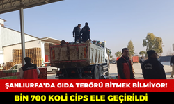 Şanlıurfa’da Gıda Terörü Bitmek Bilmiyor! Bin 700 Koli Cips Ele Geçirildi