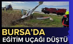 Bursa’da Eğitim Uçağı Düştü