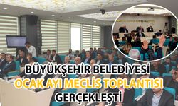 Büyükşehir Belediyesi Ocak Ayı Meclis Toplantısı Gerçekleşti