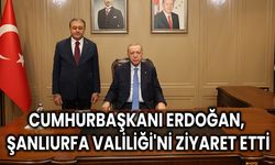 Cumhurbaşkanı Erdoğan, Şanlıurfa Valiliği'ni Ziyaret Etti