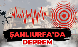 Şanlıurfa Haliliye'de  Korkutan Deprem