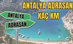 Antalya Adrasan Arası Kaç Km