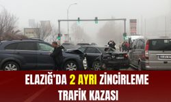 Elazığ’da 2 Ayrı Zincirleme Trafik Kazası: Yaralılar Var