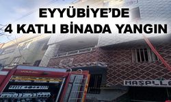 Şanlıurfa Eyyübiye’de 4 Katlı Binada Korkutan Yangın