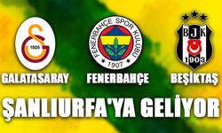 Fenerbahçe, Galatasaray ve Beşiktaş Şanlıurfa'ya geliyor!