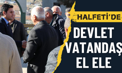 Halfeti’de Devlet Vatandaş El Ele