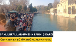 Şanlıurfalılar Güneşin Tadını Çıkardı