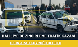 Haliliye’de Zincirleme Trafik Kazası